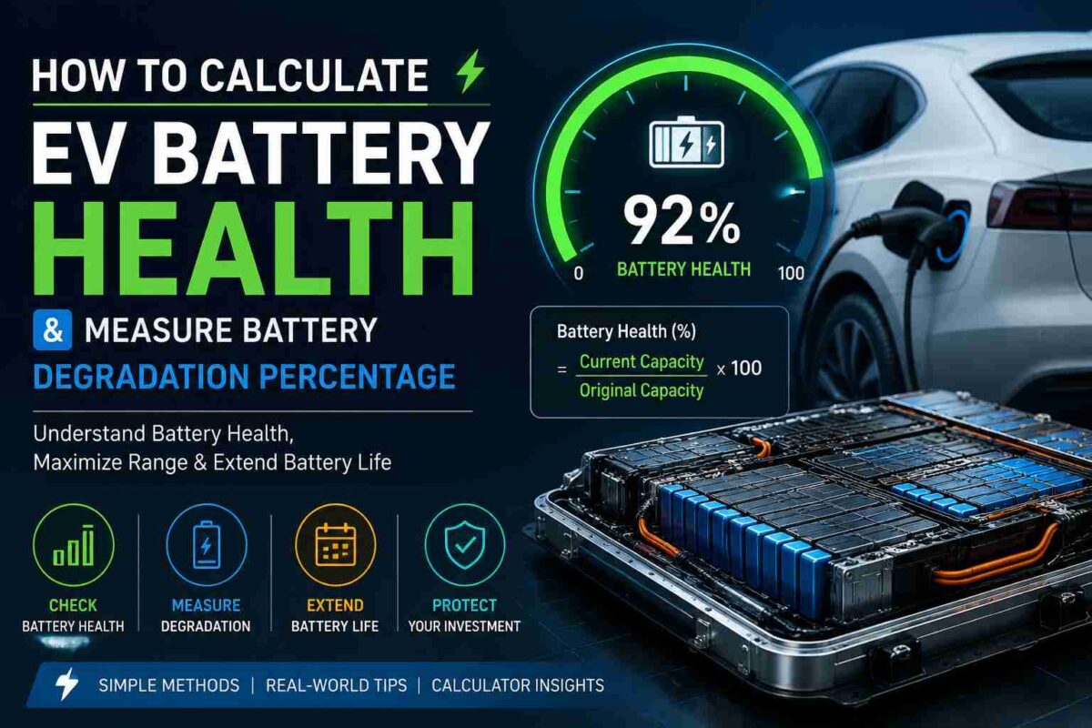How to Calculate EV Battery Health and Measure Battery Degradation Percentage