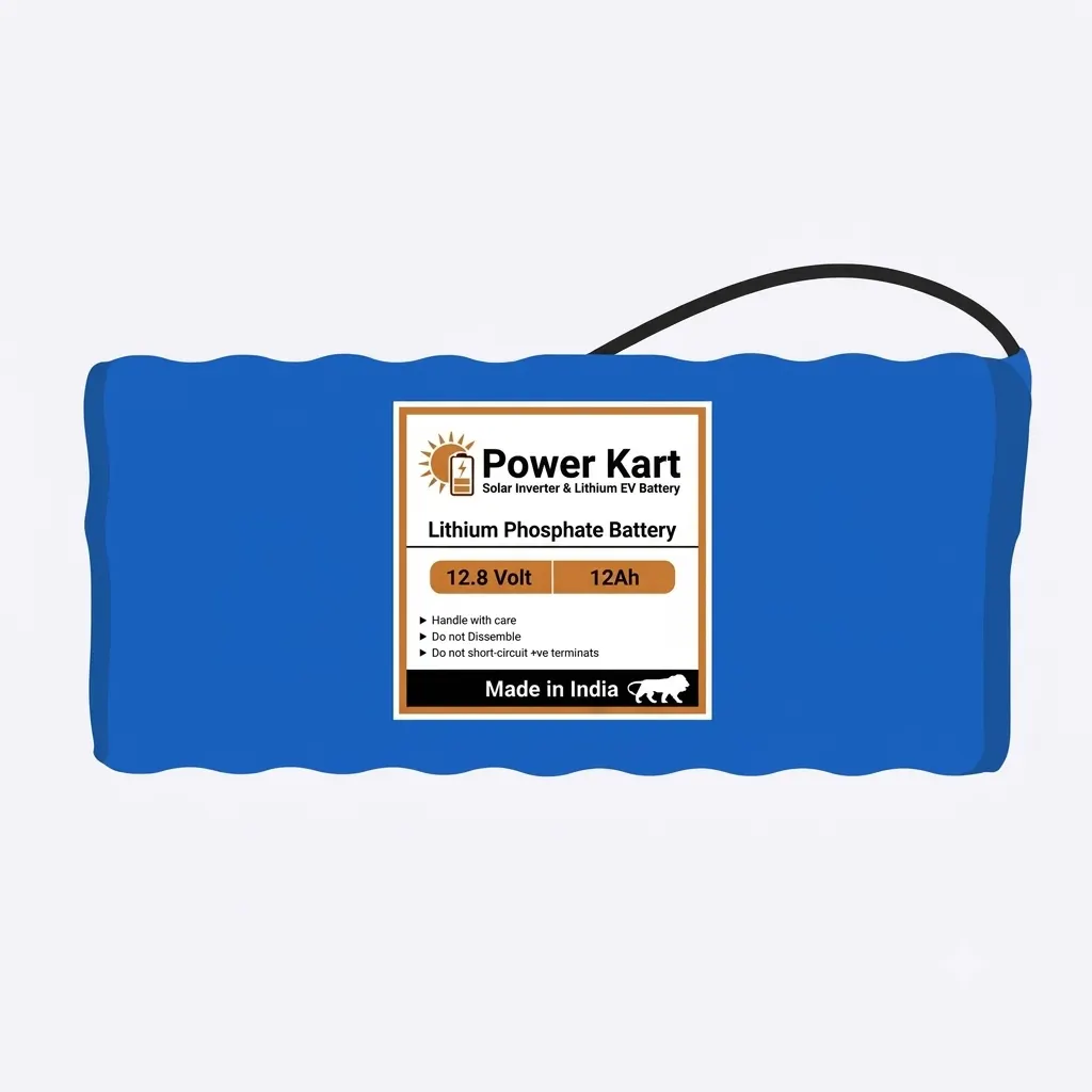 12.8V 12Ah LiFePO4 Solar Battery Pack