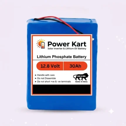 12.8V – 30Ah LiFePO₄ Solar Battery pack for solar inverter, UPS