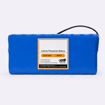 12.8V 54Ah LiFePO₄ Solar Battery Pack with Smart BMS And 691Wh Energy Storage