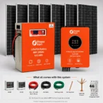 4.2kVA Off-Grid Hybrid Solar System with Grid Assist, 9.6kWh LFP Battery & 3kW Solar Panels