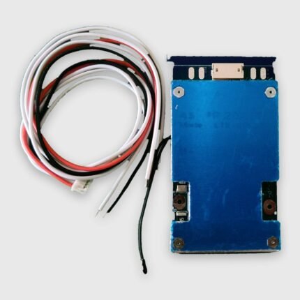 4S LiFePO4 BMS protection board with balance wires, connector and temperature sensor lead