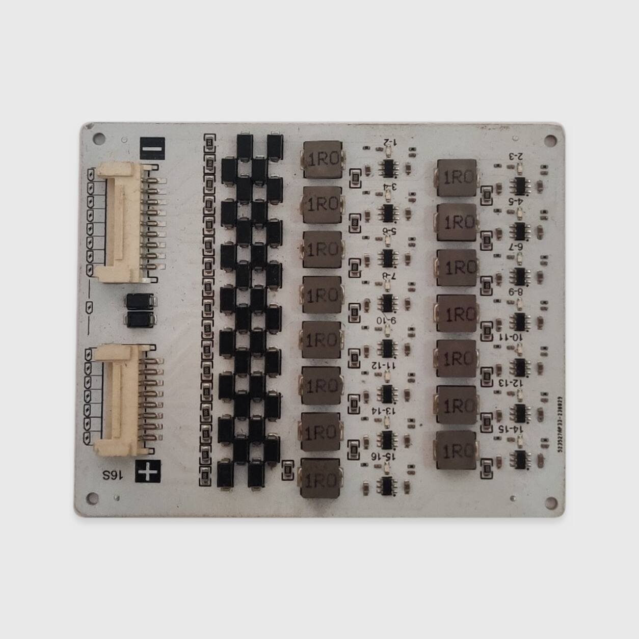 16S-active-balancer-board-under-100KB 16s active balancer board for Lithium-Ion and LiFePO4 Battery Packs with Dual Balance Connectors