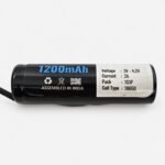 Wattnine 3.7V 2600mAh 1S1P 18650 NMC Lithium-Ion Battery Pack with BMS