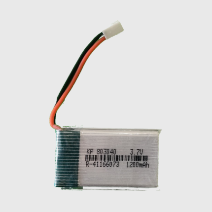 903040 3.7V 1200mAh Lithium Polymer LiPo Rechargeable Battery with 2-Pin Connector – 4.44Wh