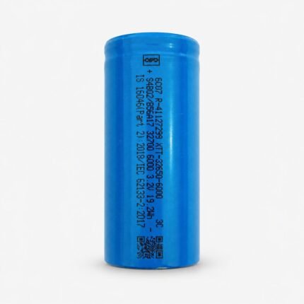 XTT 32700 3.2V 6000mAh LiFePO4 battery cell with 19.2Wh capacity and BIS marking—ideal for solar, UPS, EV and custom battery packs.