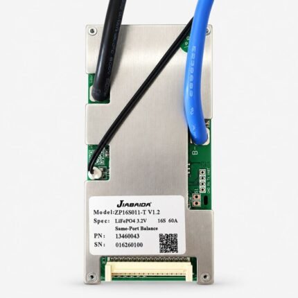 JIABAIDA ZP16S011-T V1.2 16S 60A 51.2V LiFePO4 BMS with Balance